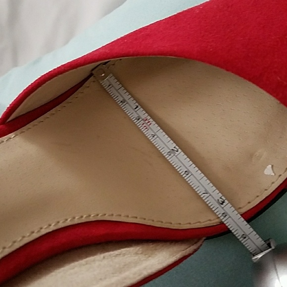 Mia Red suede - Picture 6 of 6